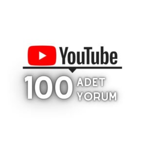 Youtube Yorum 100 Adet Satın Al (Beğeni Hediyeli)