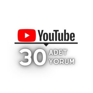 Youtube Yorum 30 Adet Satın Al (Beğeni Hediyeli)